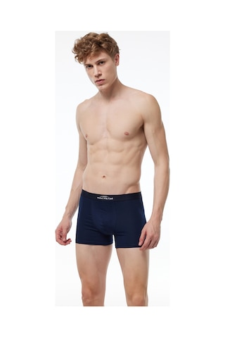 Malabadi Erkek Lacivert 3'lü Pamuk Elastan Boxer 3m075 Lacivert