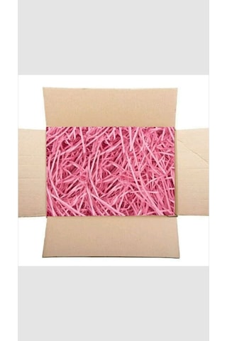 Canlı Pembe Kırpıntı Zigzag 100 Gram Süsleme Ve Paketleme Malzemesi