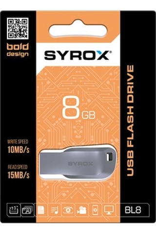 Syrox 8 Gb Usb Flash Bellek Bold Bl8