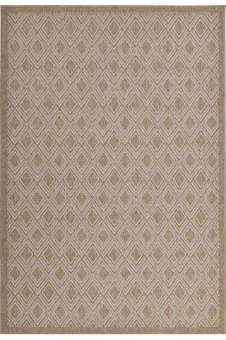 Avanos Modern Sisal Jüt Toz Vermez Balkon Bahçe Mutfak Dokuma Halı Kilim Bej