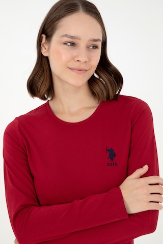 U.s. Polo Assn. Kadın Bordo Pijama Takım 50302758-vr014 Bordo