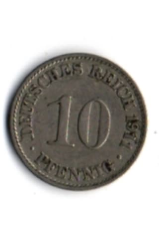 Alman İmparatorluğu 10 Pfennig 1911 Mp1677