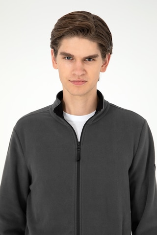 U.S. Polo Assn. Erkek Antrasit Basic Polar Hırka 50298066-VR006