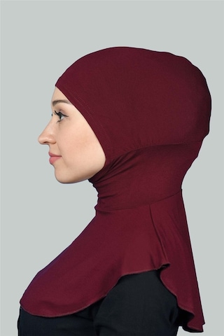 Altobeh Kadın Tesettür Pratik Boyunluklu Hijab - Sporcu Bone Bordo