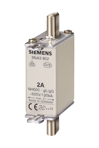 Sıemens 3Na3820 Sigorta Buşonu Nh Bıçaklı 50A Boy 000