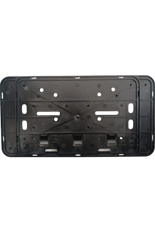 Çerçeveli Dikdörtgen Plakalık Plaka Altlığı Beyaz 32x17cm 1 Adet
