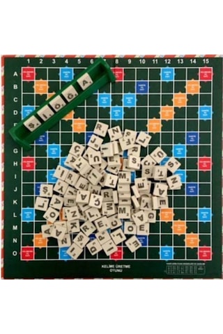 Kelime Oyunu / Yerli Üretim Scrabble Kelime Üretme Oyunu Z5