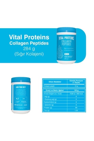 Vital Proteins Collagen Peptides 284 Gr Aromasız-3 ADET-SKT:05/2025