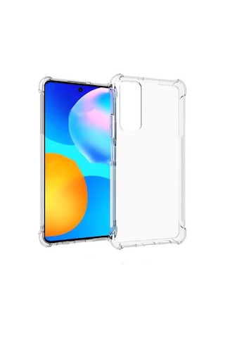 Huawei P Smart 2021 Kılıf Zore Nitro Anti Shock Silikon Renksiz