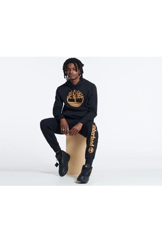 Timberland Core Logo P/o Hood Bb Erkek Günlük Sweatshirts Tb0a2bjhp561 Siyah-4034 Siyah