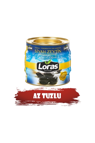 Loras 261 - 290 KB Mega Gemlik Siyah Zeytin Teneke 1400 G Loras 261 - 290 KB Mega Gemlik Siyah Zeytin Teneke 1400 G