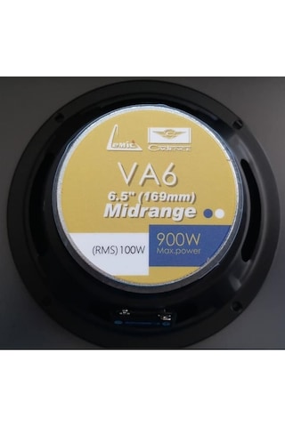 Cadence Va6 16Cm Midrange 900 Watt 100 Rms Amfiye Bağlanabilir N11.195
