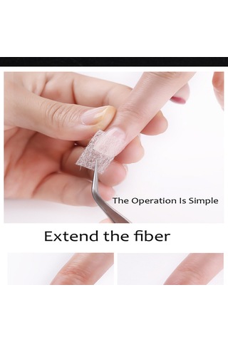 Hangfox Fiberglas Tırnak Uzatma Ve Tamir Seti 20 Adet - Kâğıt Sablon Olmadan Güçlendirici, Ev Ve Salonda Kullanım