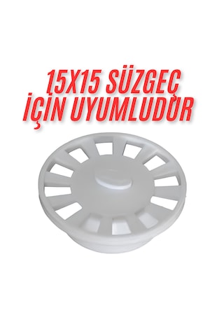 15x15 Süzgeç İçin Yuvarlak -oval -daire Gider Kapağı , Yer Süz