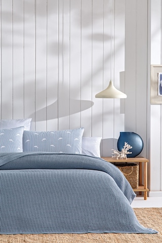 Puffy Arte Tek Kişilik Pike Takımı - Mavi