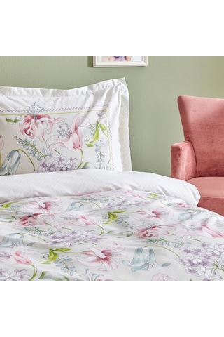 Karaca Home Melosa Pembe %100 Pamuk Tek Kişilik Nevresim Takımı