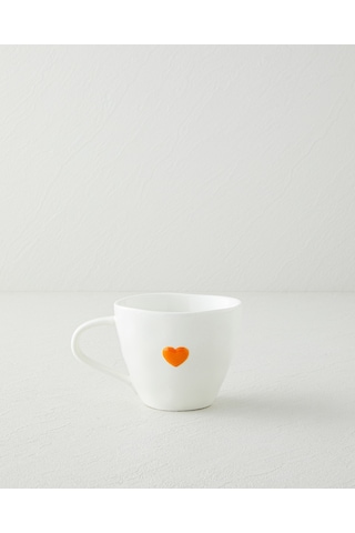 Lovelle Stoneware Kupa 320 Ml Turuncu