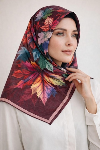 Mono Scarfs Soft Pamuk Eşarp-06109 Bordo