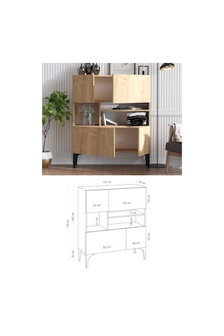Decormet Krista Konsol Safir Meşe- Dec-20056 Diğer