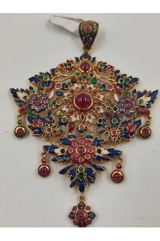 Gümüş Mine İşlem Kolye Uç 205