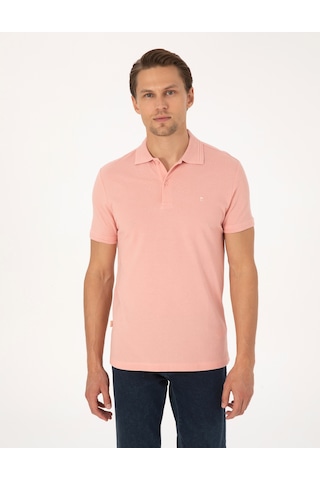 Pierre Cardin Erkek Gül Kurusu Tişört Basic 50325323-vr026 Gülkurusu
