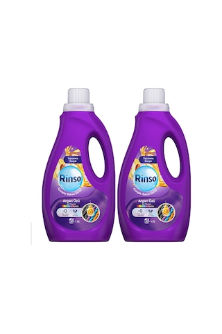 Rinso Sıvı Çamaşır Deterjanı Komple Bakım Serisi Argan Özü Renkliler Ve Siyahlar Için 1.5 L X2 Diğer