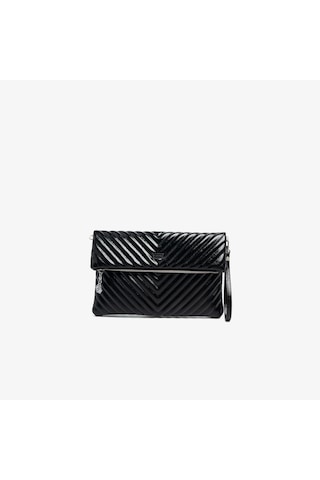 Portföy Çantası Kadın Silver Polo Sp1134-m211 Sılver Polo Portföy & Clutch Kırışık Siyah-kırışık Siy