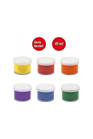 Parmak Boyası, 45 Ml, 6 Renk Diğer