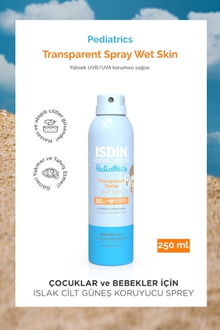 Isdin Fotoprotector Pediatrics Transparent Spray Wet Skin Spf 50 250 ML