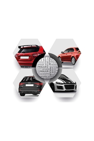 Vw Jetta Bagaj Üstü Spoiler Yapışık Anatomik Abs Plastik 2011-