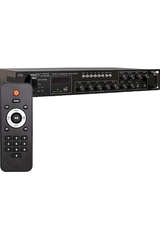 Magicvoice Mv-540 100 Watt Usb-sd-bluetooth 2 Mikrofon Girişli 5 Bölgeli Hat Trafolu Anfi