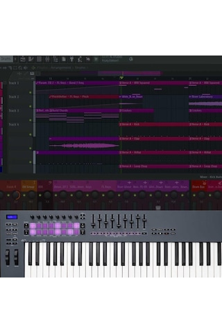 Flkey 61 Midi Klavye