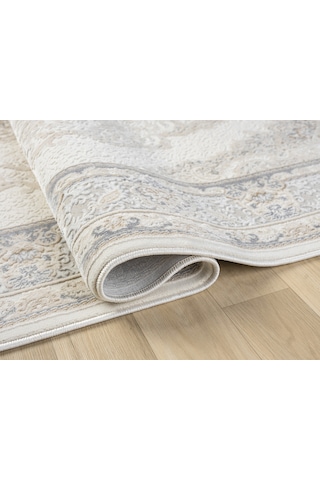 Mariesse Home Artes Serisi Bambu Dokulu Modern Sık Dokuma Makine Halısı Smart 12002 Gri
