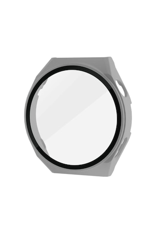Twin Store Huawei Watch Gt3 Pro 43mm Dota Camlı Kasa Ekran Koruyucu - Gri Bzstwın