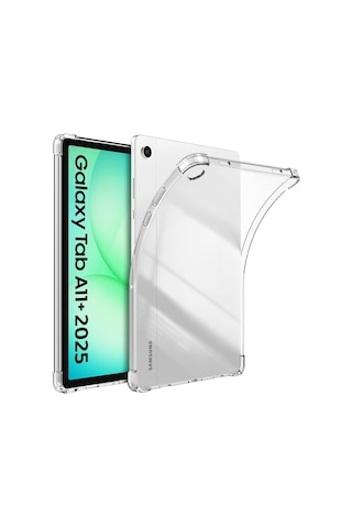 Samsung Uyumlu Galaxy Tab A9 Plus & A11 11" Şeffaf Tpu İnce Arka Koruyucu Kılıf Kapak