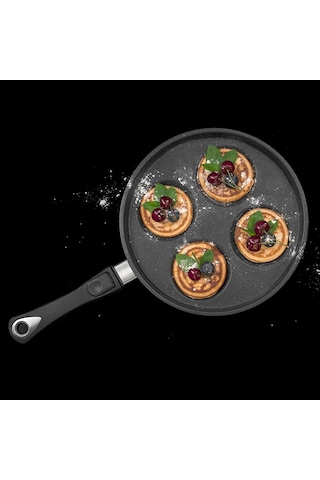 Amt Döküm Pankek Tavası 26 Cm 226e Siyah