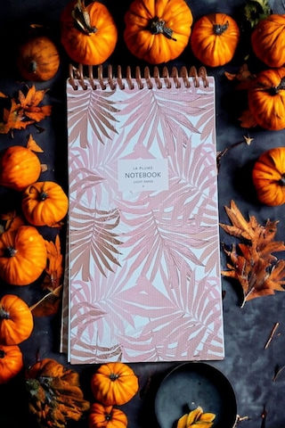 Çizgili 10x19 Cm Ebat 80 Yaprak Karton Kapak Telli Defter Krem Renk 60 Gr Hafif Kağıt Not Defteri 3