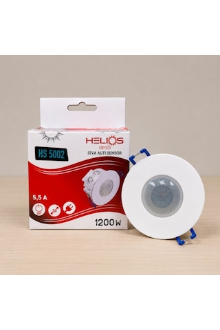 Helios Sıva Altı Sensör 1200w Beyaz Helios Sıva Altı Sensör 1200w Beyaz