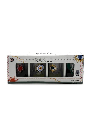 Rakle Fortuna 4'lü Shot Bardağı Seti 34 Cc