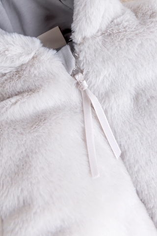 Premium Kalite Peluş Pamuk Penye Astarlı Ayıcık Fiğürlü Kışlık Kız-erkek Bebek Tulum Bej