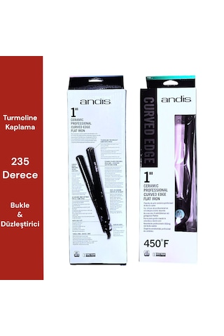 Andis Curved Saç Düzleştiricisi ve Bukle Maşası