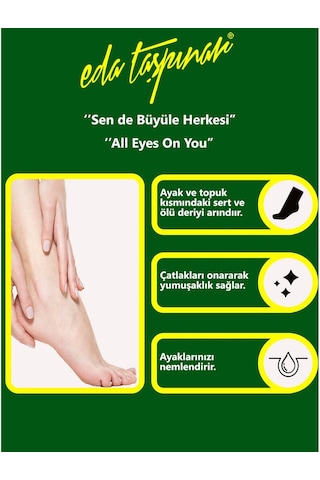 Eda Taşpınar Ölü Deri Arındırıcı Ayak Peeling Maskesi 15 G