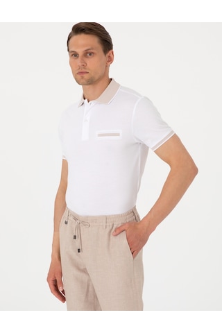 Pierre Cardin Erkek Beyaz Tişört 50307562-vr013 Beyaz