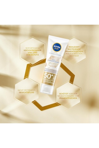 Nivea Sun Luminous630 Leke Karşıtı Güneş Koruyucu Yüz Kremi 40 Ml, Spf50, Hyalüronik Asit, E Vitamini, Uva/uvb Sku: Smg8690010408150 Açık Bej
