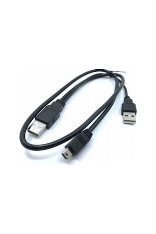 Mini Usb Harddisk Kablosu 5 Pin Usb Y Hdd Kablosu 80 Cm Mini Usb 2.5 Harddisk Kablosu Leon-2025-03-39