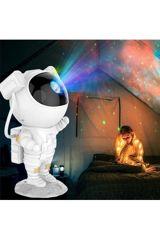 Fastbuy Astronot Projektör Lambası - Beyaz