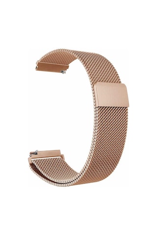 Galaxy Watch 42mm 20mm Uyumlu Krd-12 Metal Ardx Kordon-rose Gold