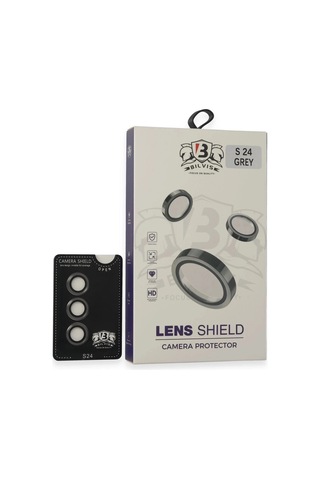 Mey İthalat Samsung Galaxy Uyumlu S24 Bilvis Titan Kamera Lens - Titan Gri