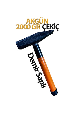 Çekiç Demir Saplı 2000 Gr Akgün