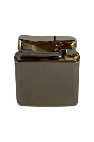 Promise Tek Alevli Gold İşlemeli Metal Benzinli Çakmak